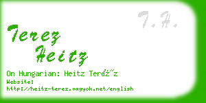 terez heitz business card